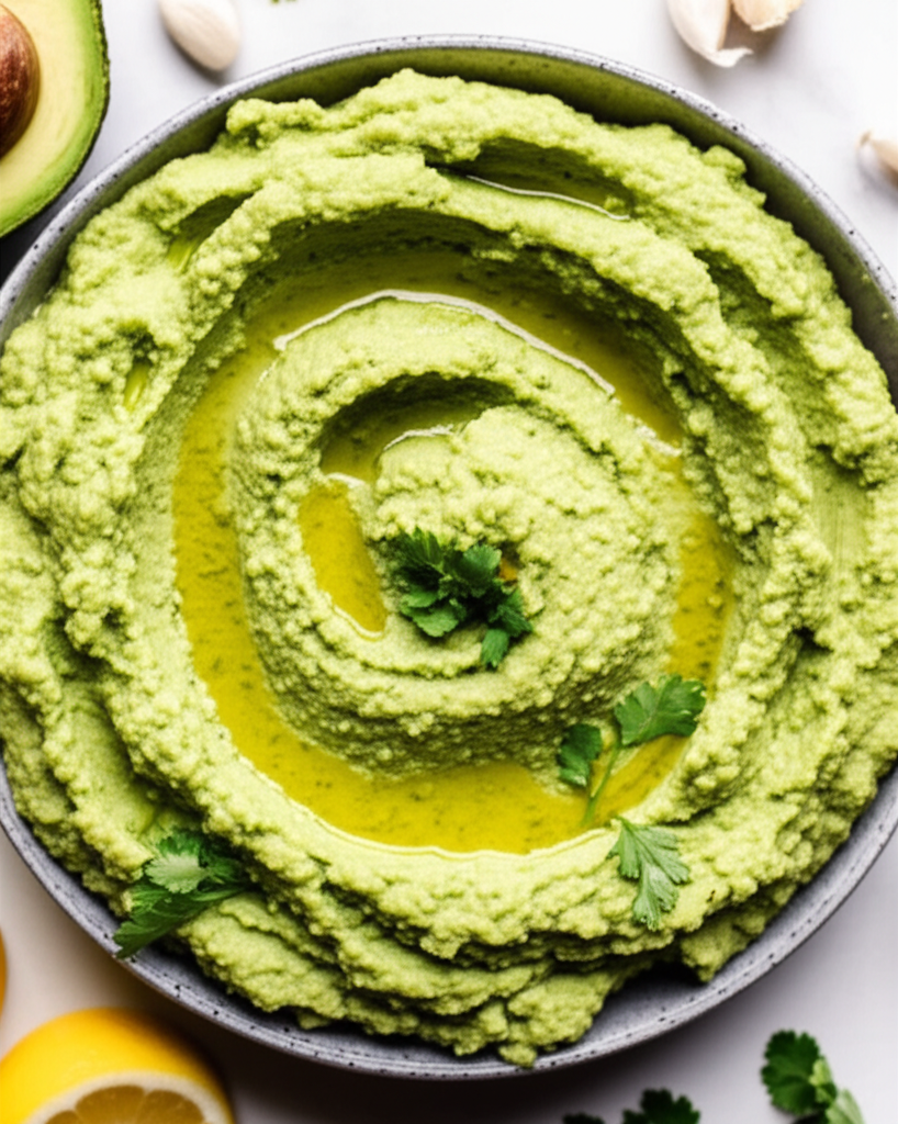 Avocado White Bean Hummus image