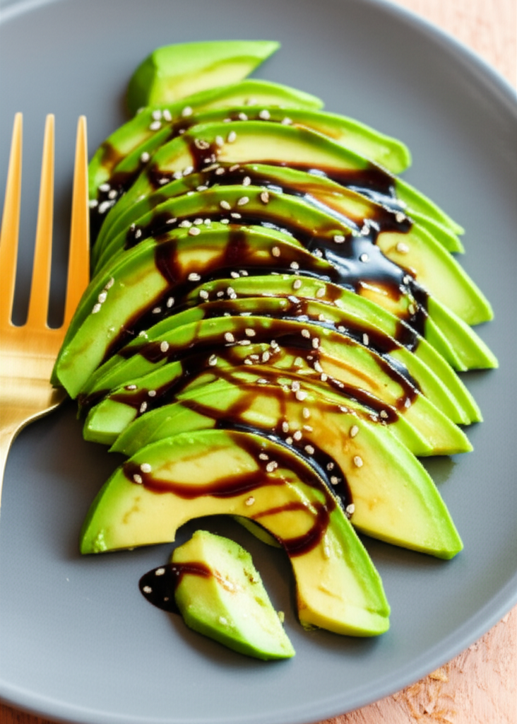 Avocado With Balsamic Dressing image