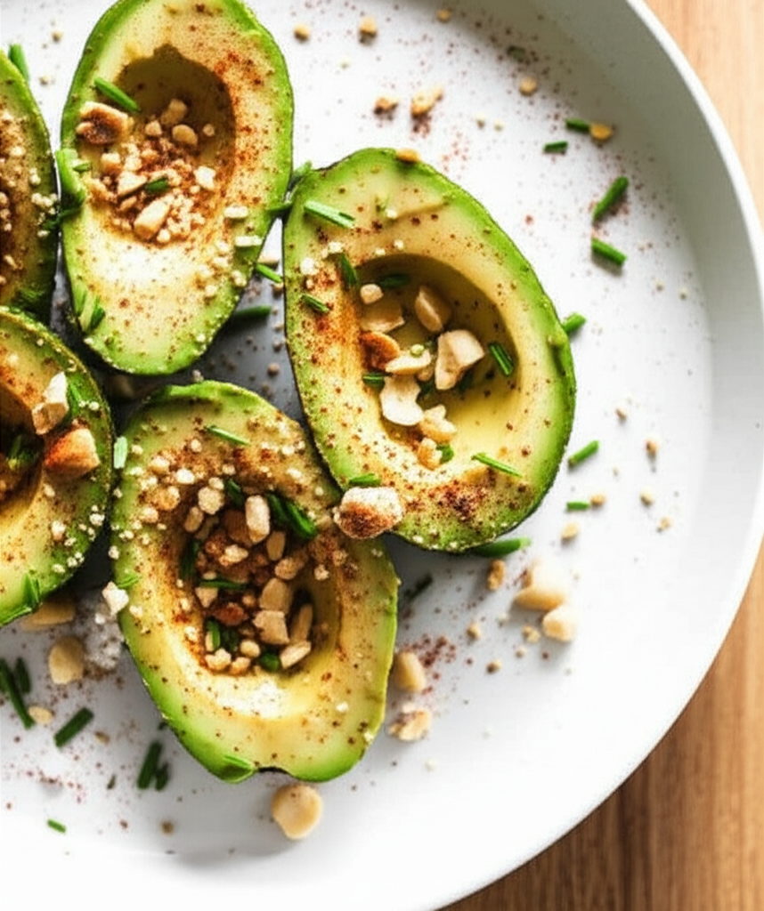 Avocado With Groundnut Dressing image