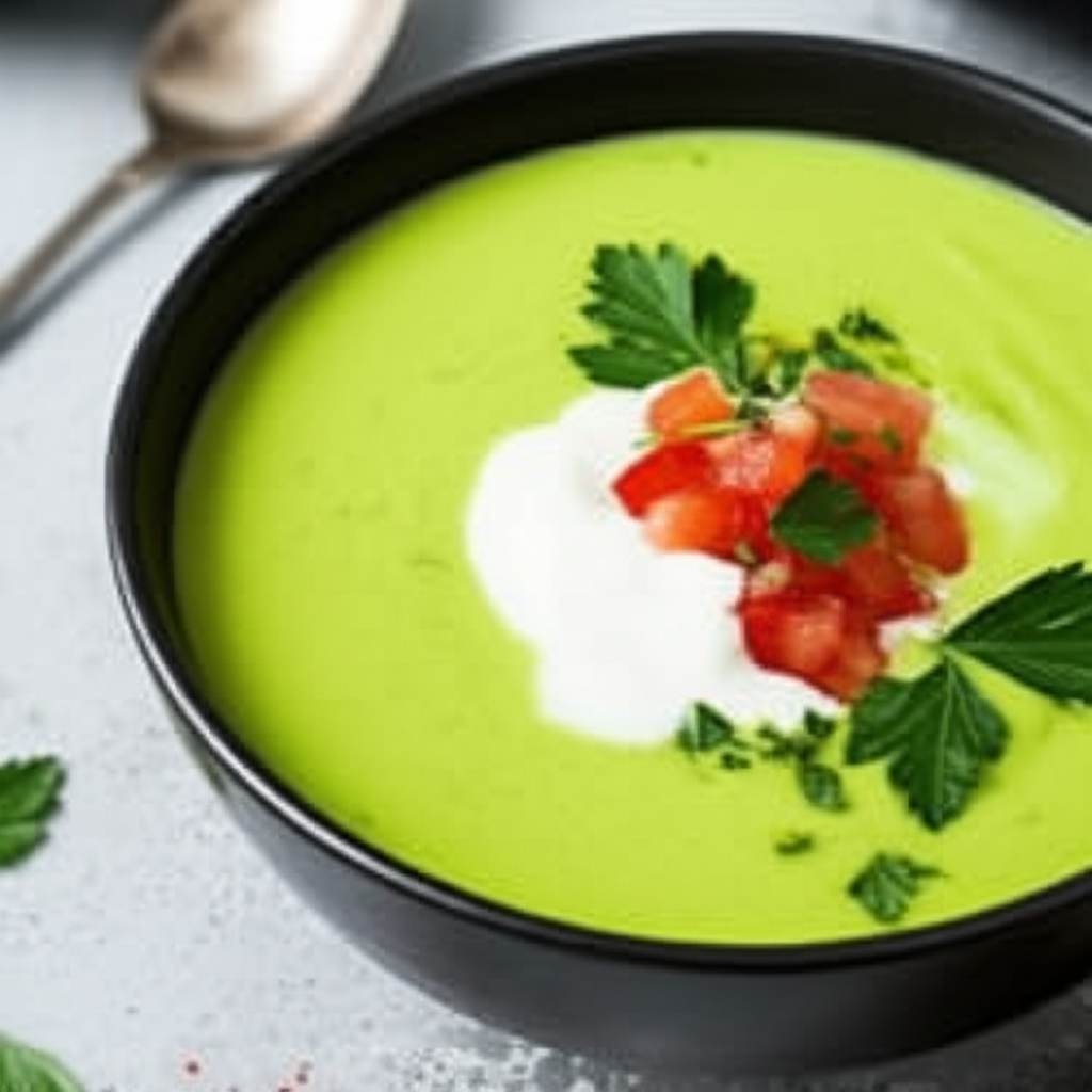 Avocado Zucchini Soup image