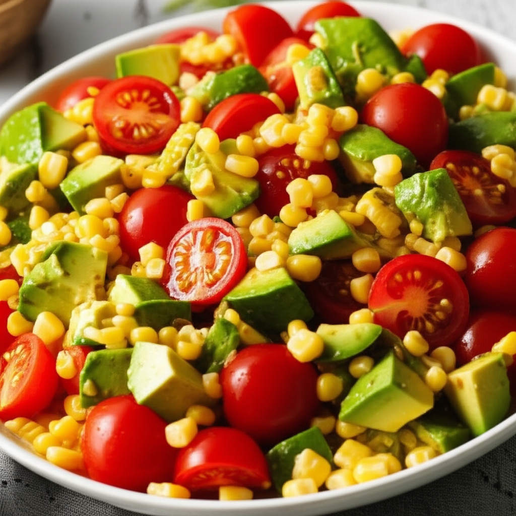 Avocado Corn And Tomato Salad image