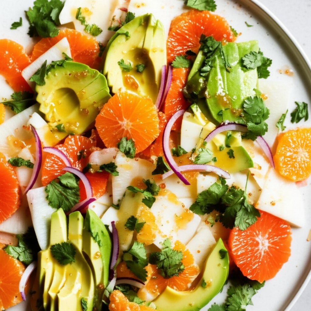 Avocado Orange And Jicama Salad image