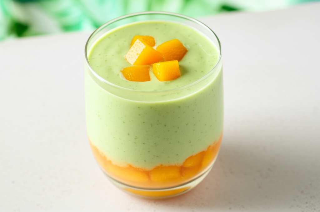 Avocado Pineapple And Apricot Smoothie image