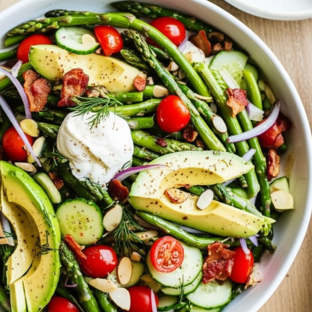 Avocado Asparagus Salad image