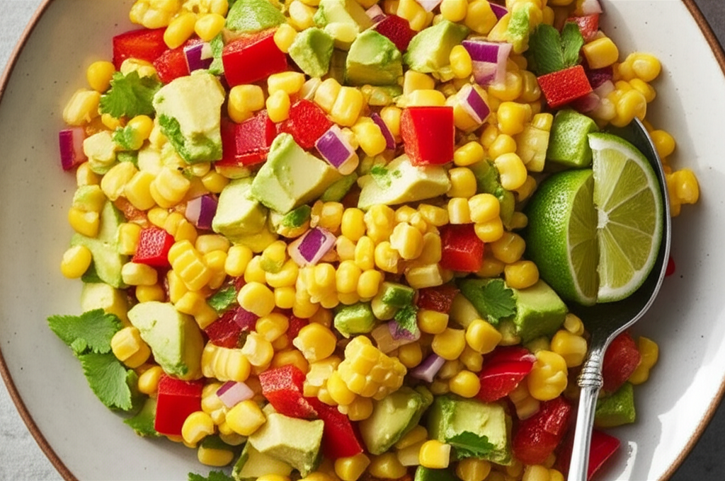 Avocado Corn Salad Moosewood Recipe image