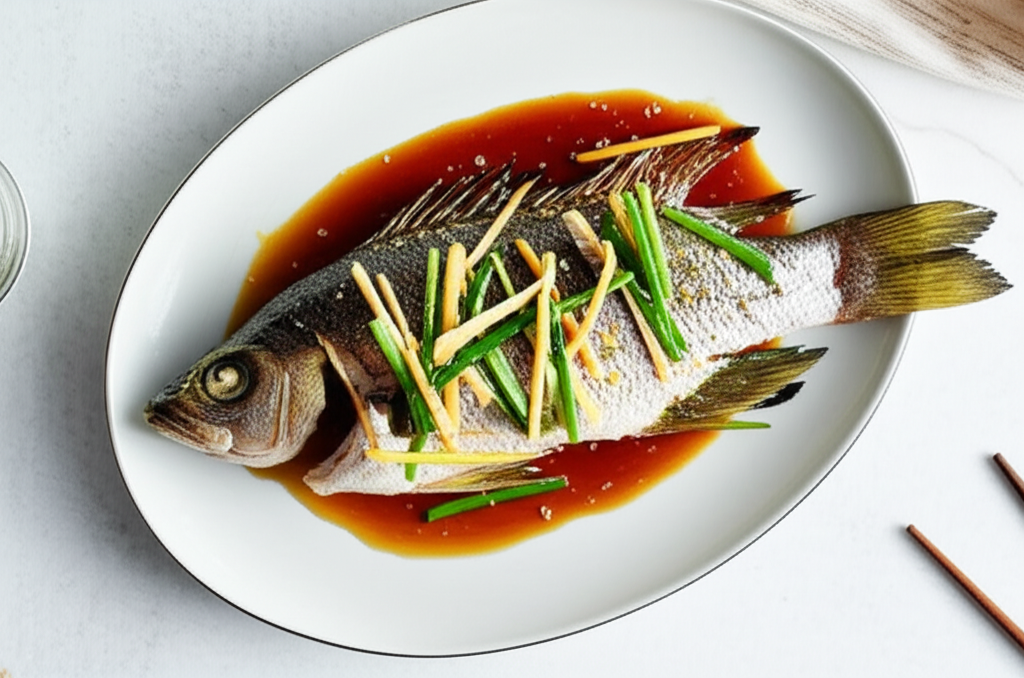 1 Favorite Chinese Steamed Whole Fish By Sy image