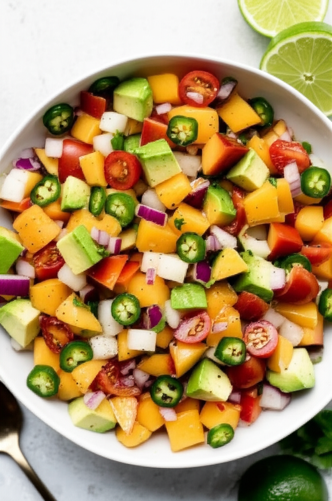 Avocado Peach Salsa image