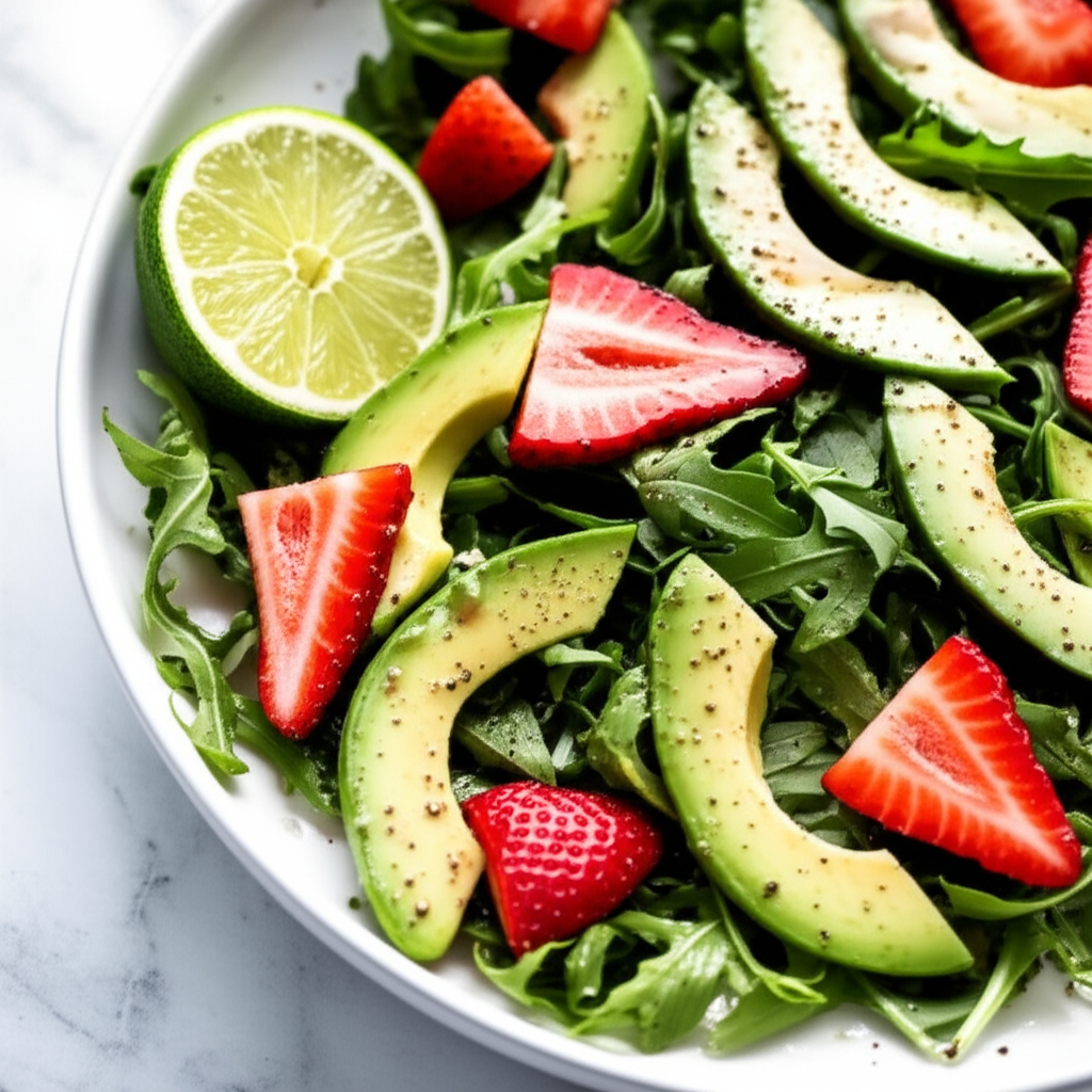 Avocado Strawberry Salad image