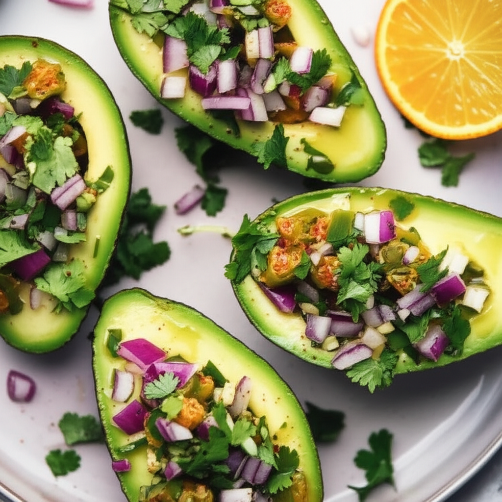 Avocados With Cilantro Lime Salsa image