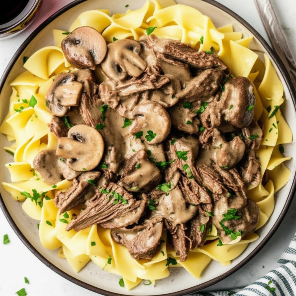 Award Winning Beef Stroganoff image