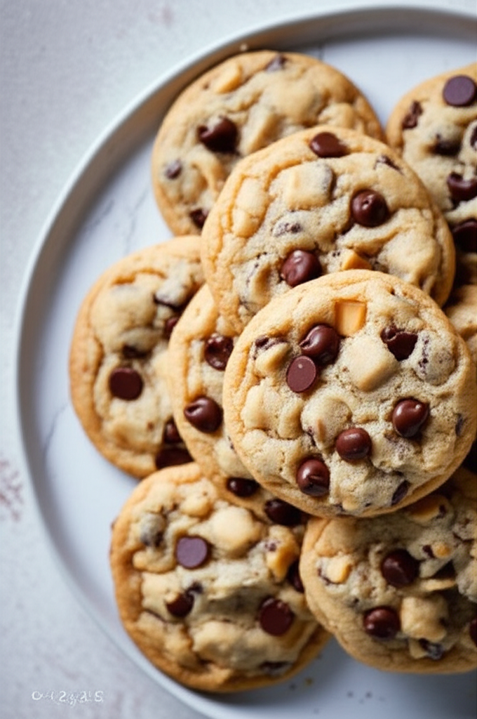 Award Winning Soft Chocolate Chip Toffee Cookies image