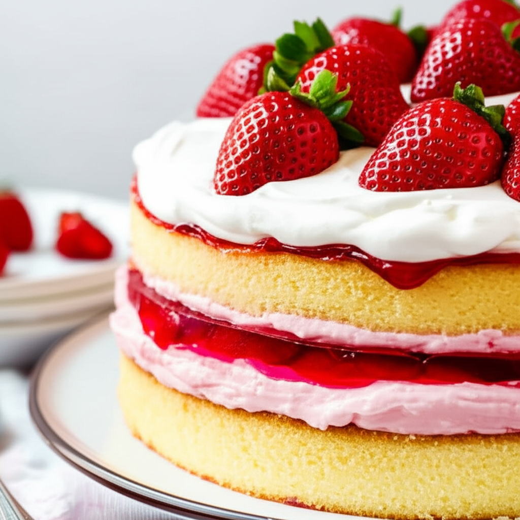 Award Winning Strawberry Cake image