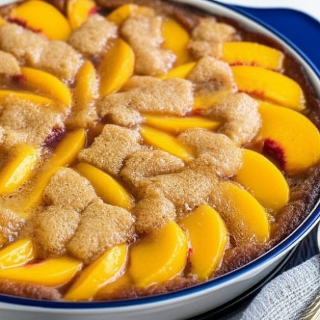Award Winning 9 Finger Peach Cobbler image