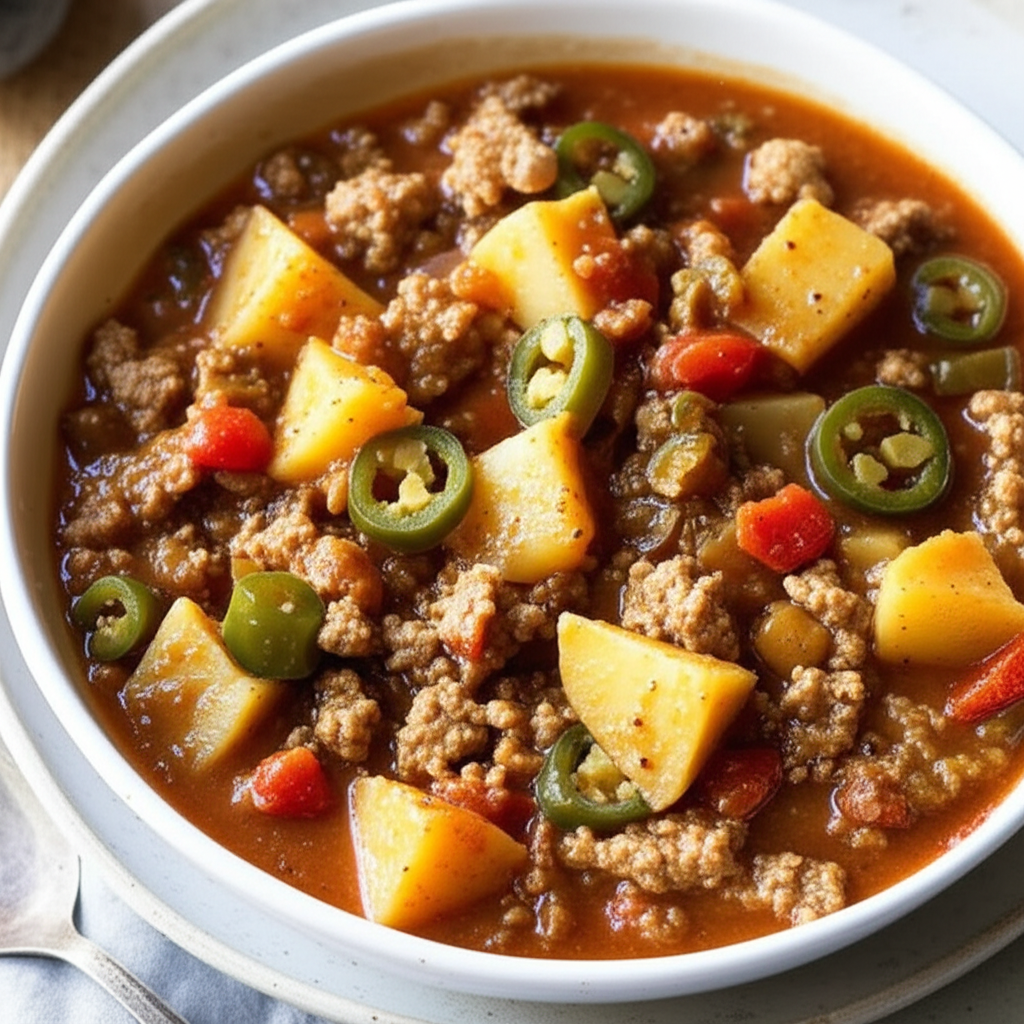 Award Winning Green Chili Stew image