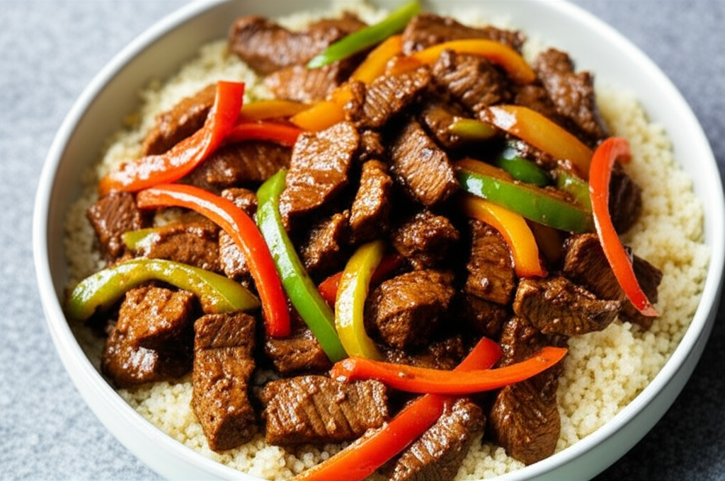 Awaze Sigga Tibs Ethiopian Style Sauteed Beef image