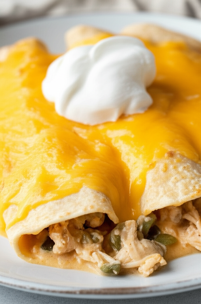 Awesome And Easy Chicken Enchiladas Reduced Fat image