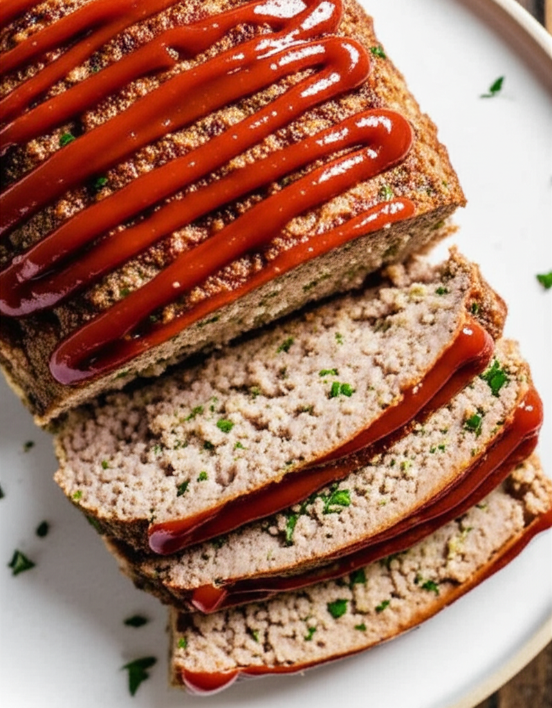 Awesome And Simple Italian Garlicky Meatloaf image