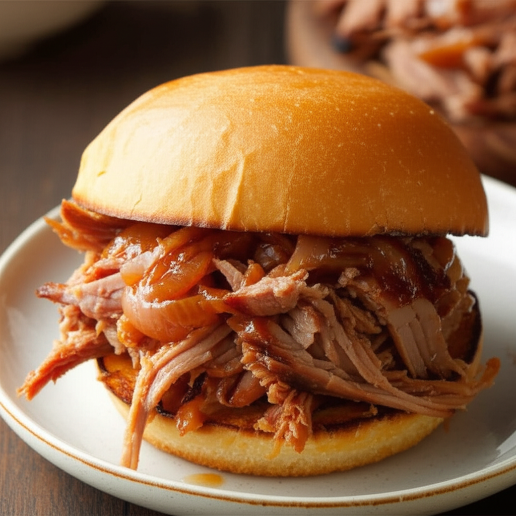 Awesome Barbecued Pork Sandwiches image