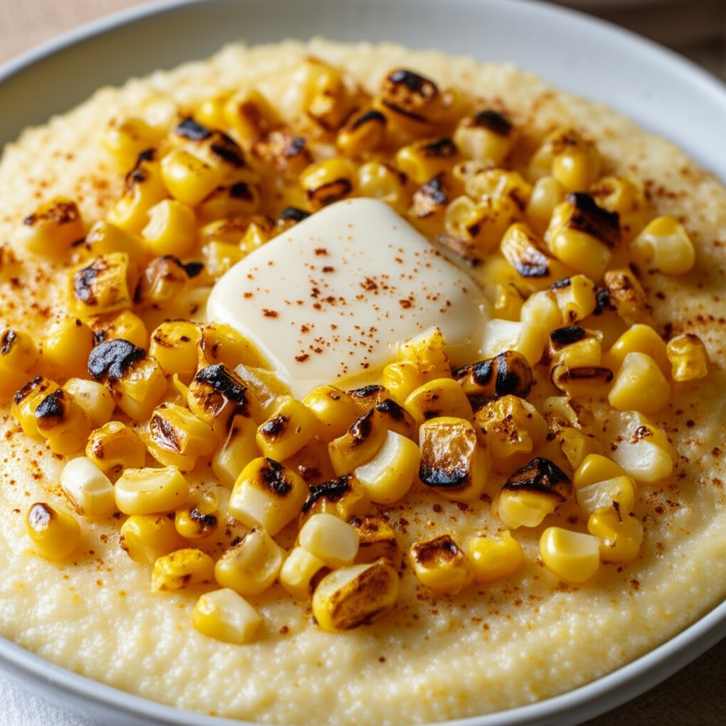Awesome Buttery Grits With Corn image