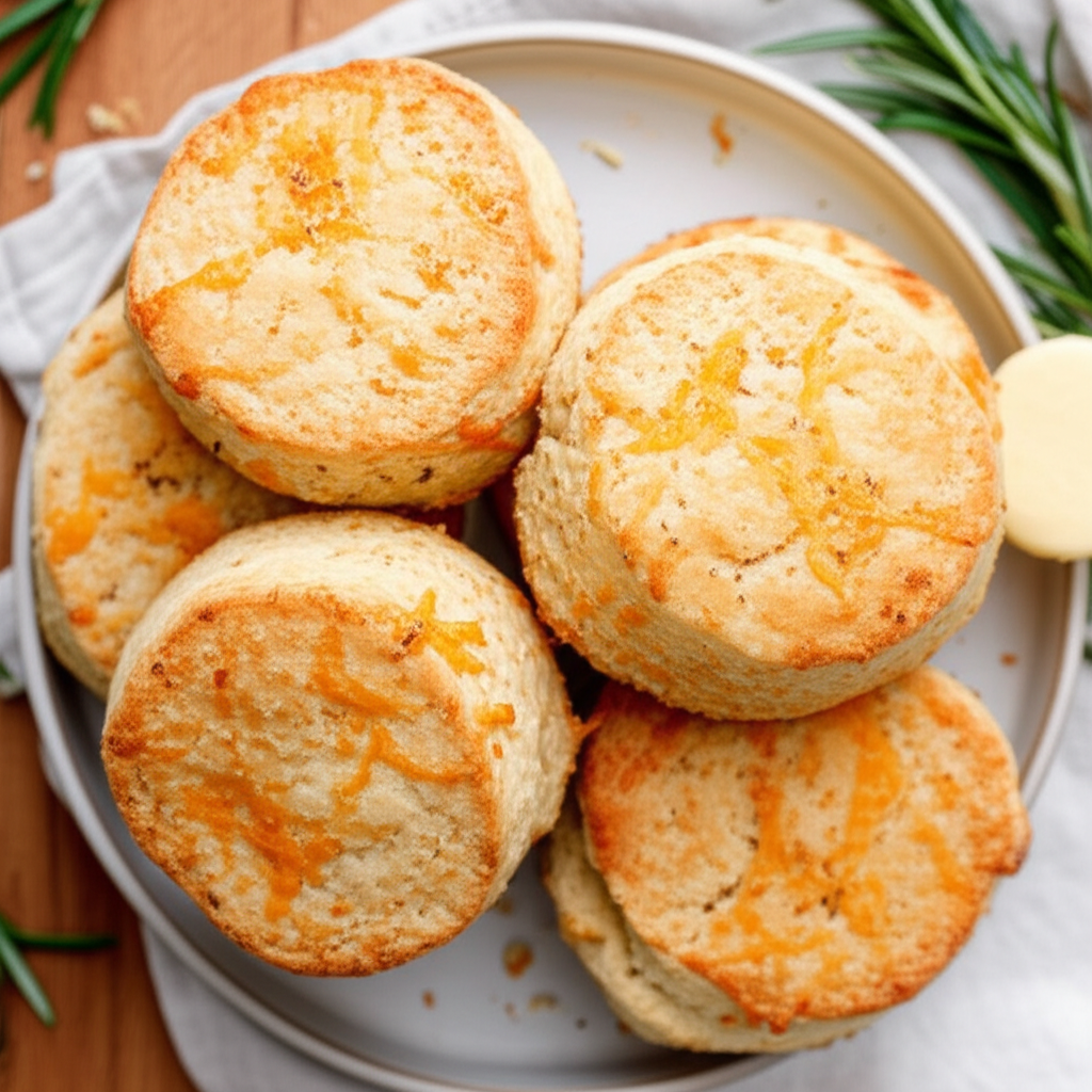 Awesome Cheddar Cheese Tea Biscuits image