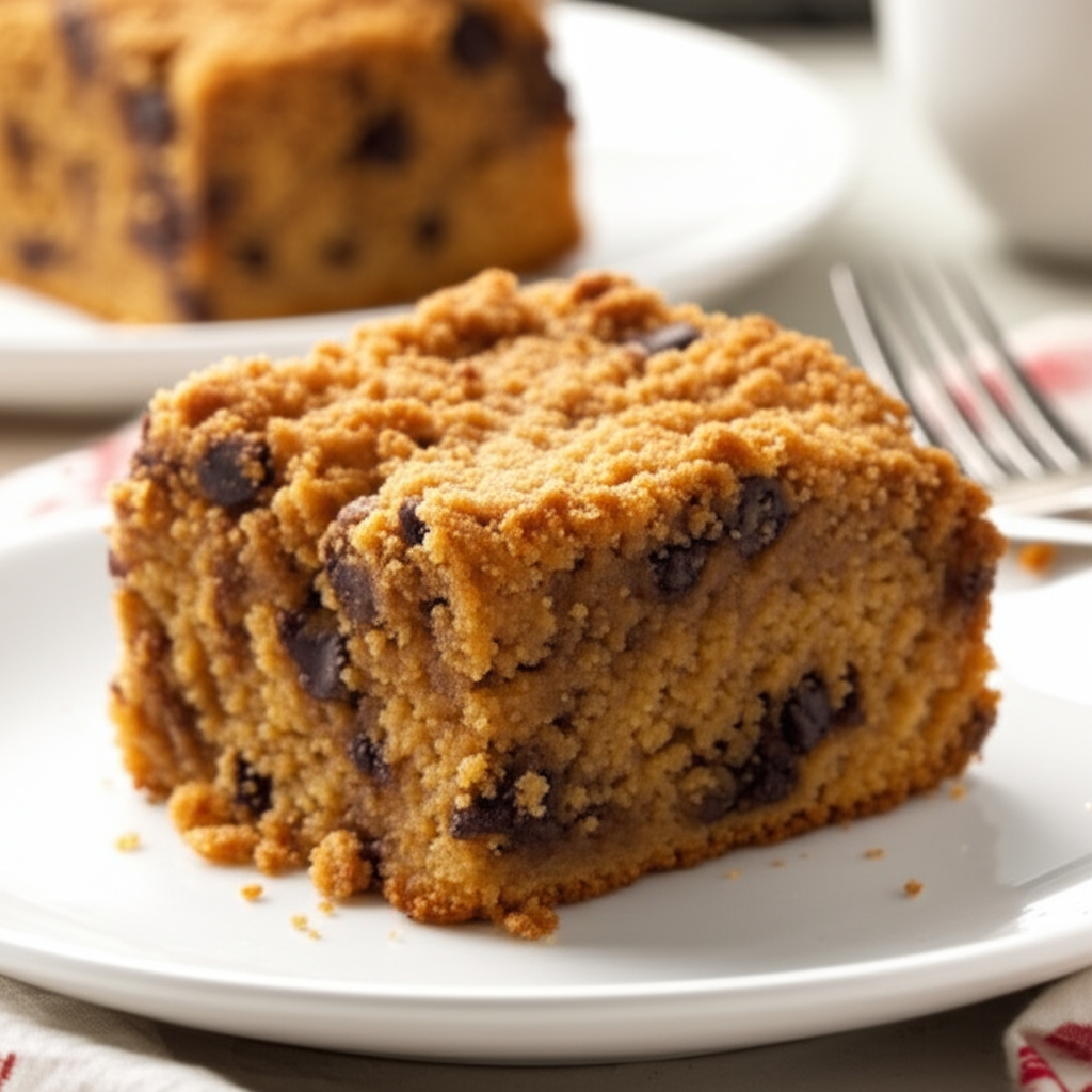 Awesome Chocolate Chip Streusel Coffee Cake image