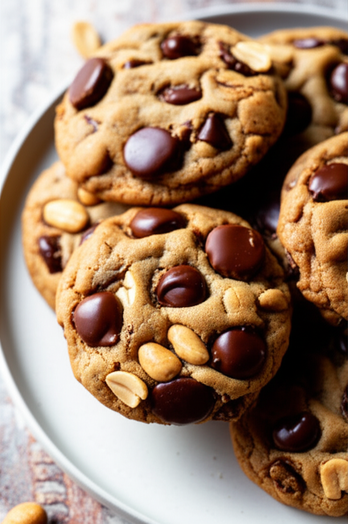Awesome Chocolate Peanut Blowout Cookies image