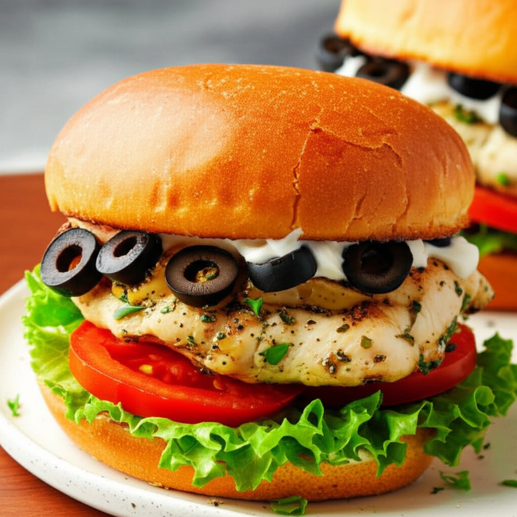 Awesome Garlic Chicken Sandwich image