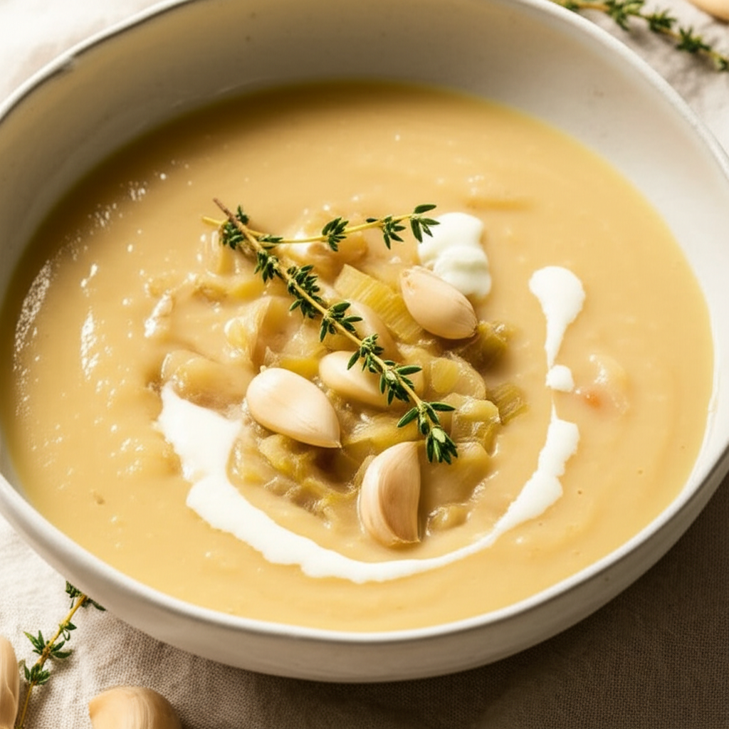 25 Clove Garlic Soup image