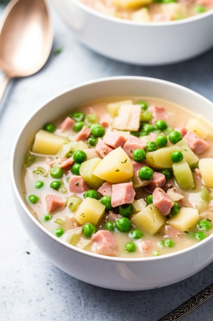 Awesome Ham Pea And Potato Soup image