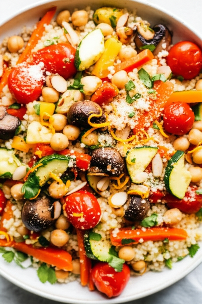 25 Minute Tunisian Vegetable Couscous image