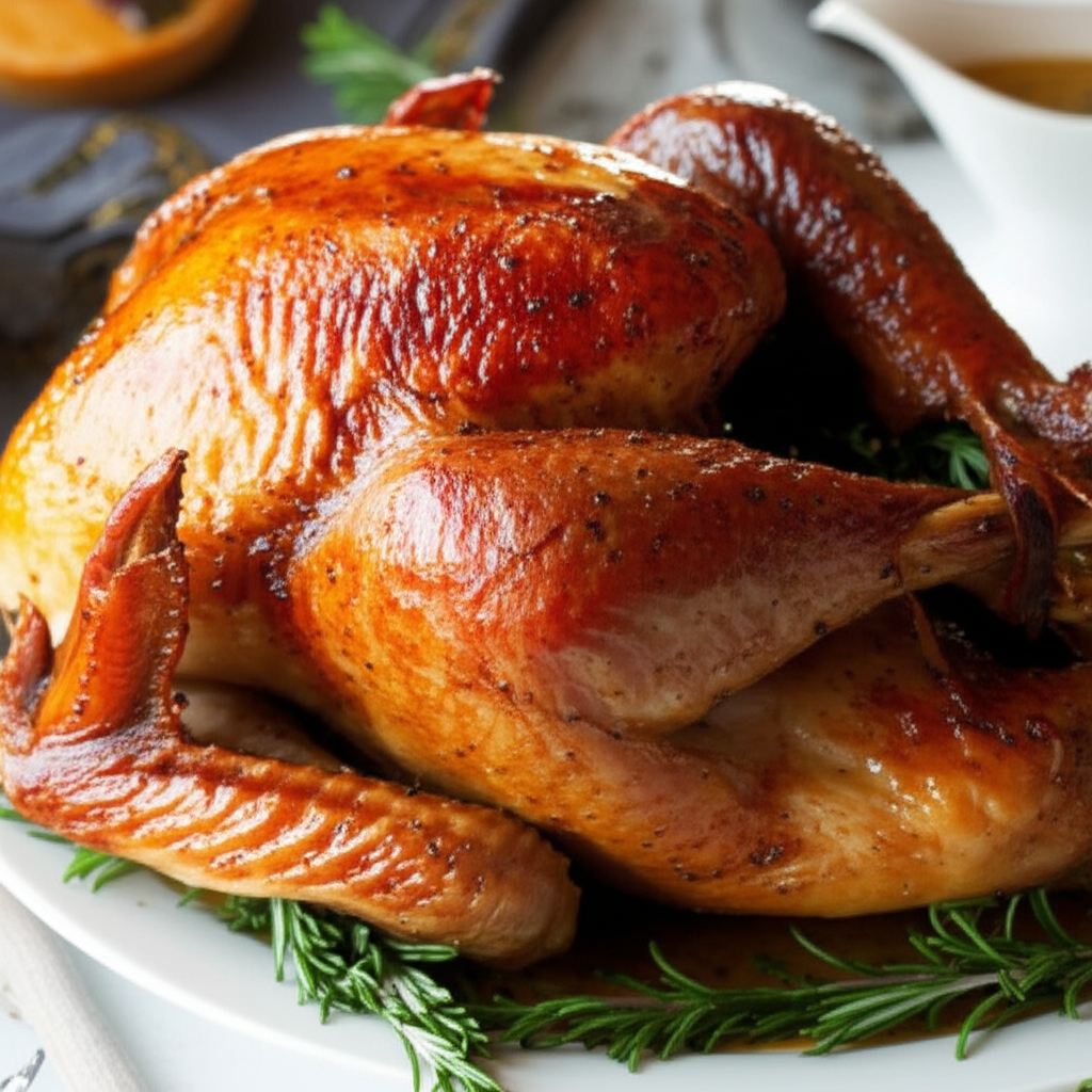 Awesome High Heat Holiday Turkey image