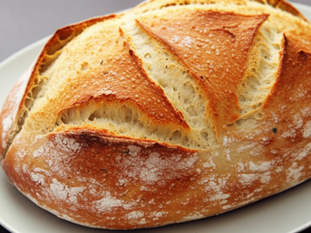 Awesome Homemade Crusty Bread Bread Machine image