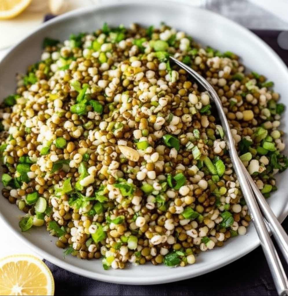 Awesome Lentil Barley Salad image