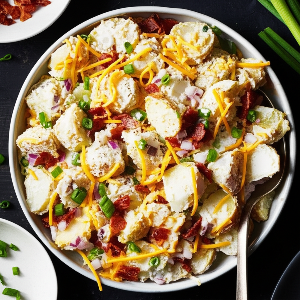 Awesome Loaded Baked Potato Salad image