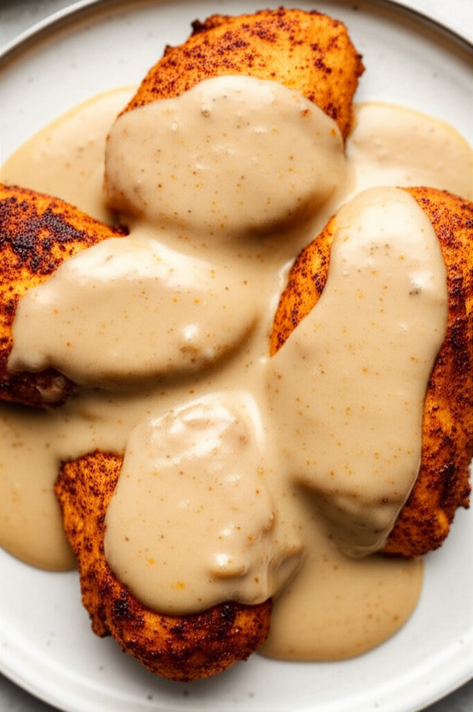 Awesome Paprika Chicken With Creamy Gravy image