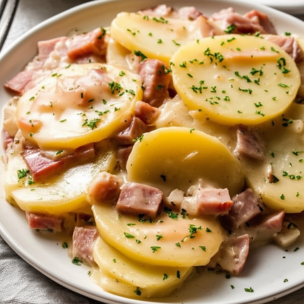 Kathy S Scalloped Potatoes With Ham image