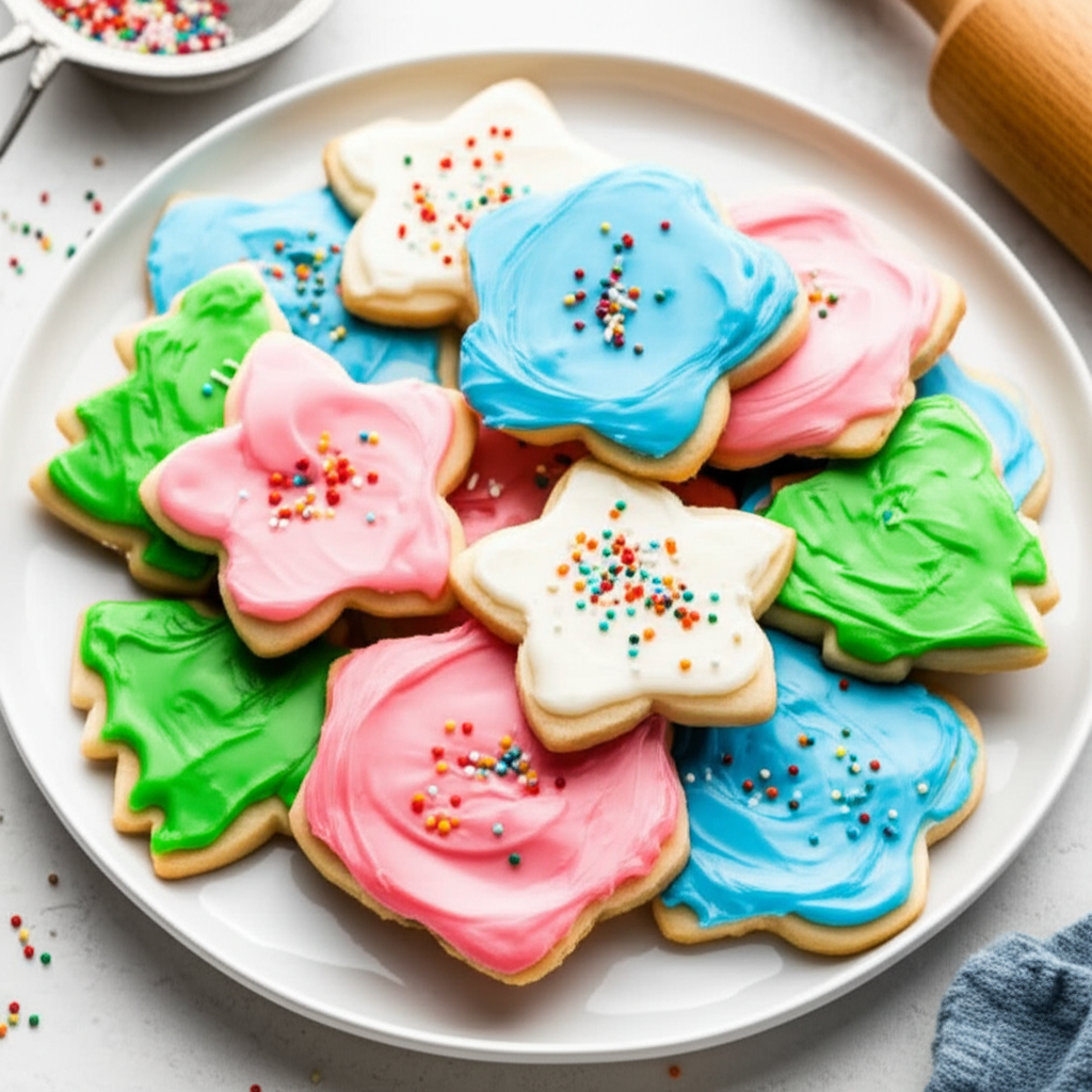 Awesome Sour Cream Sugar Cookies With Homemade Icing image