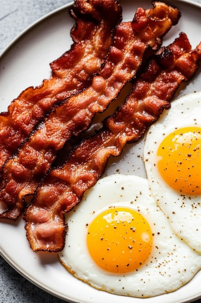 2Bleu S Country Ham Bacon And Eggs image