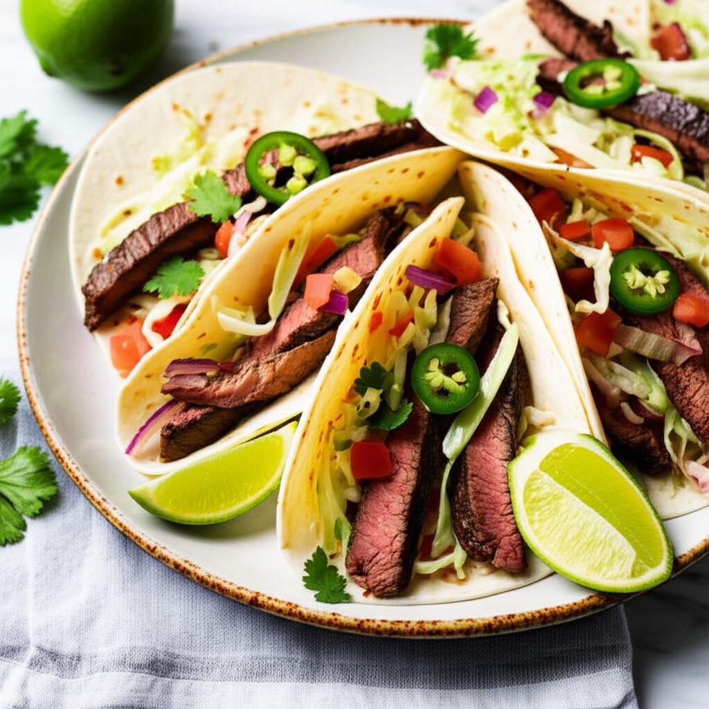 Kerry Simon's Addictive Soft Steak Tacos Fajitas image