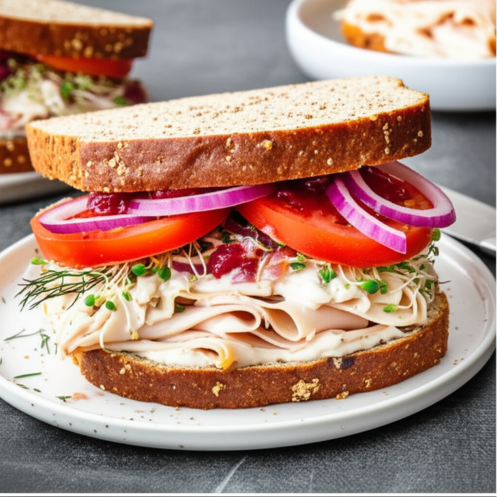 Awesome Turkey Sandwich image