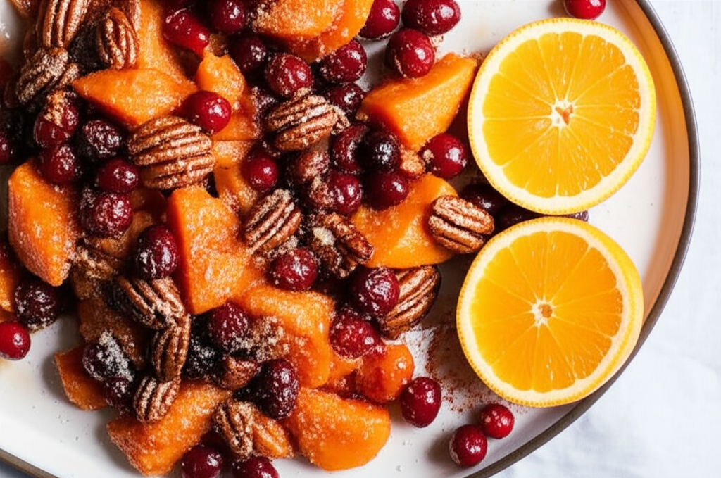 Awesome Yam And Cranberry Casserole image