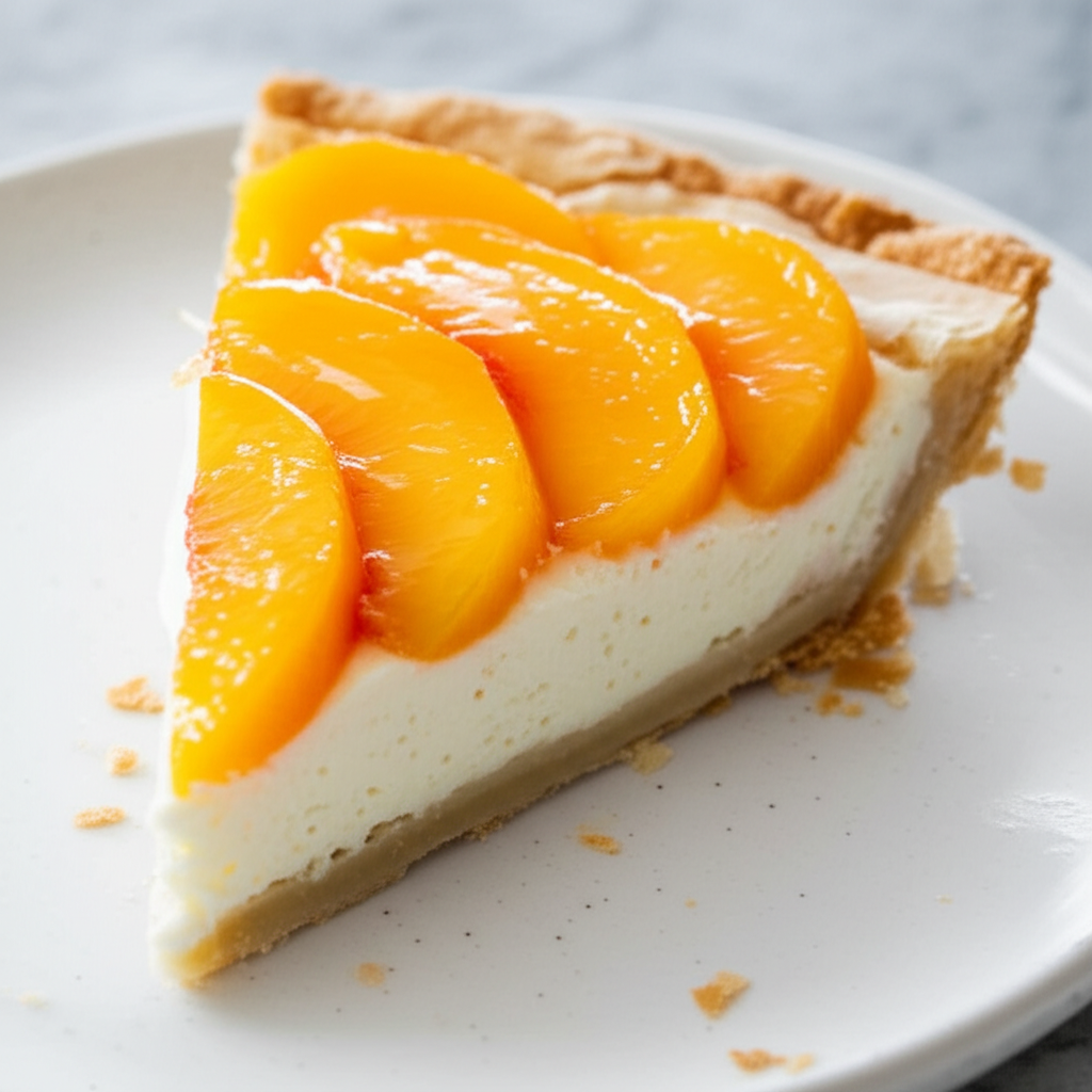 2Bleu S Georgia Peach Cream Cheese Tart image