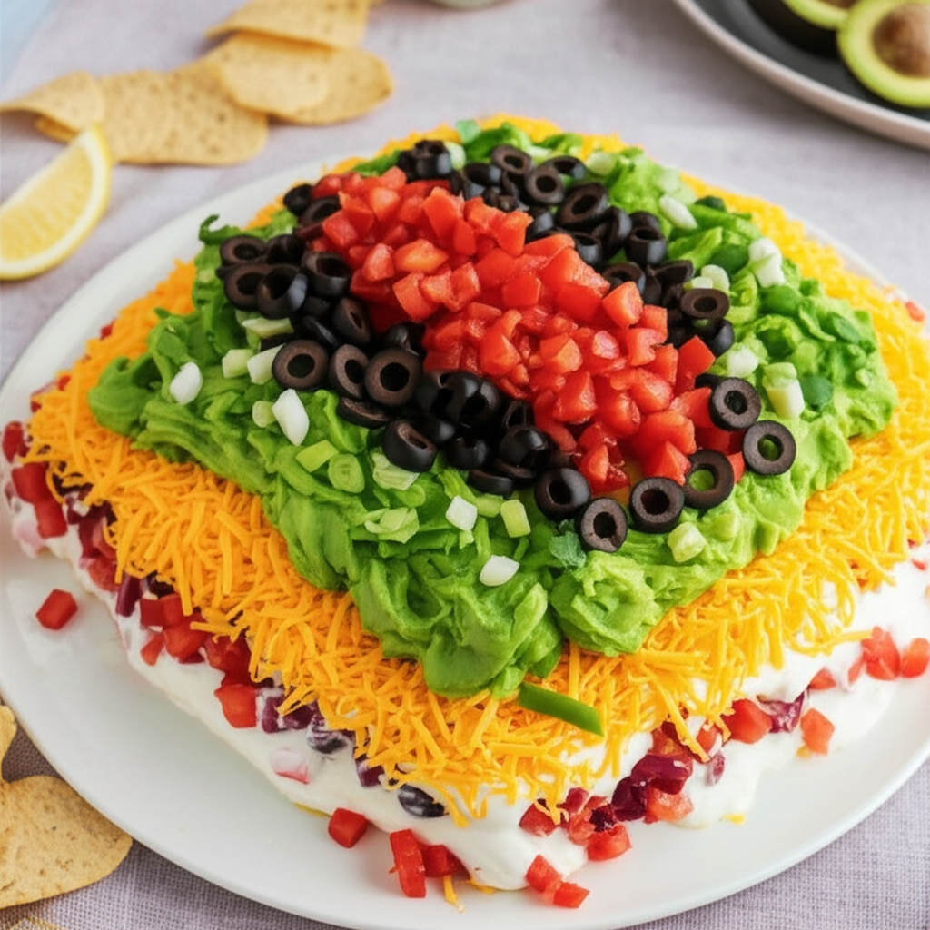 Aztec Pyramid Avocado Dip image