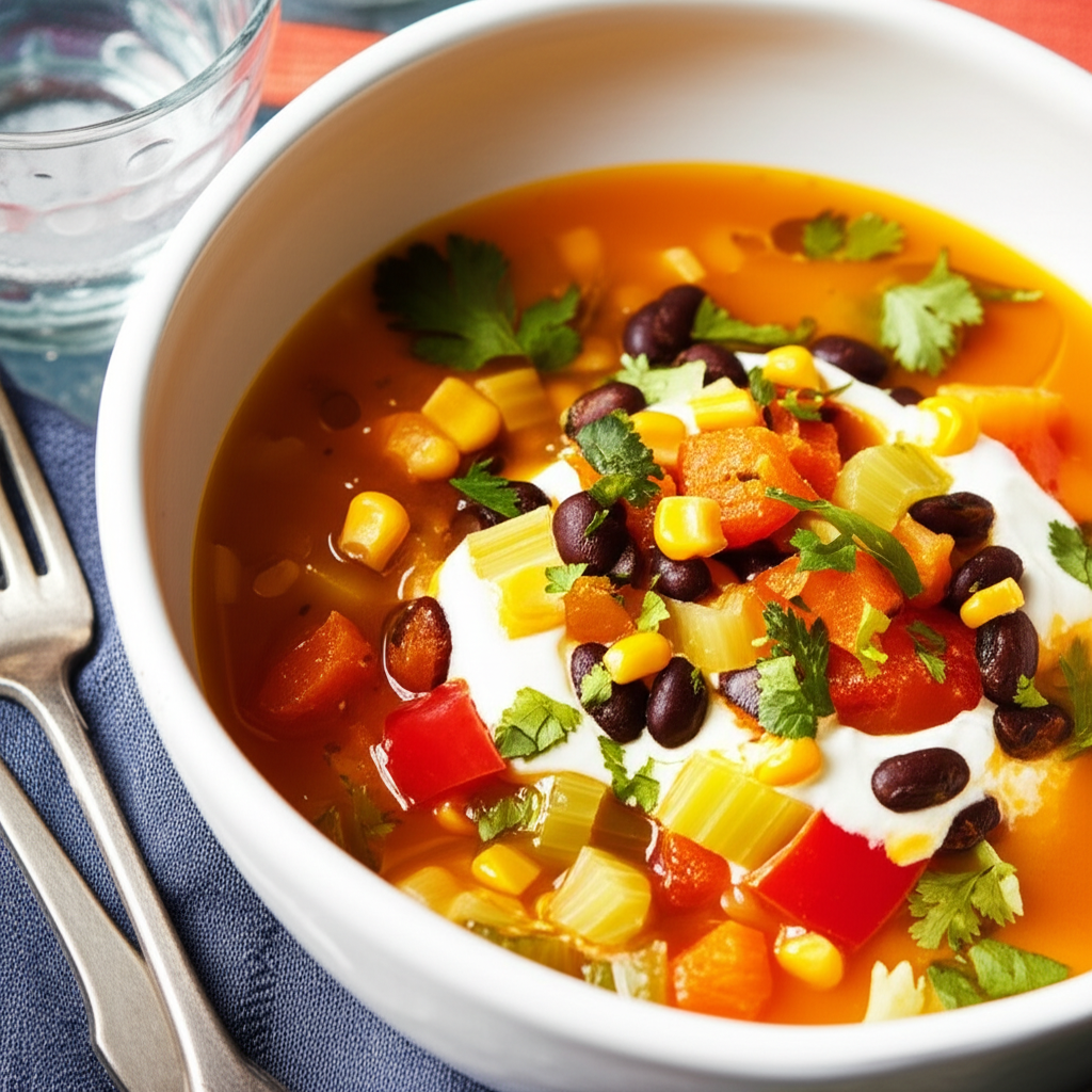 Azteca Squash Soup image