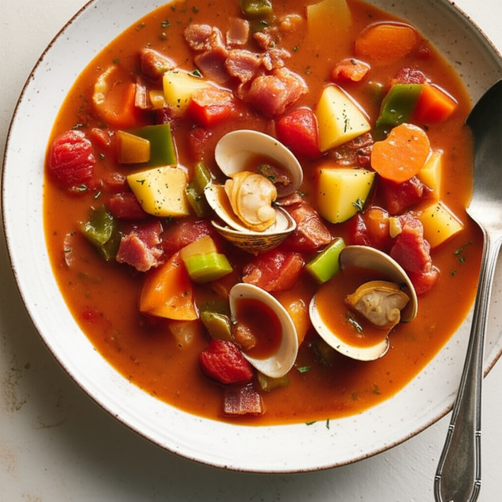 B C Ferries Manhattan Clam Chowder For First Class Passengers image