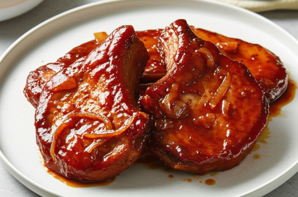 B B Q Pork Chops image
