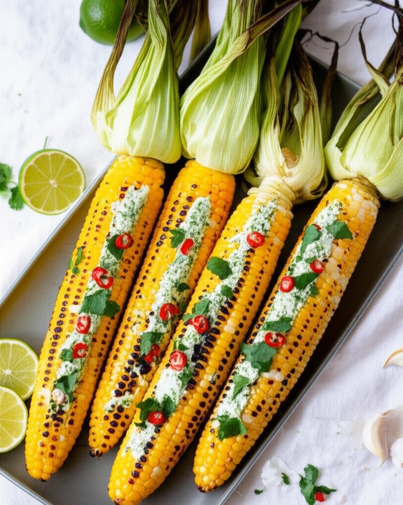 B B Q D Corn With Chilli Lime Butter image