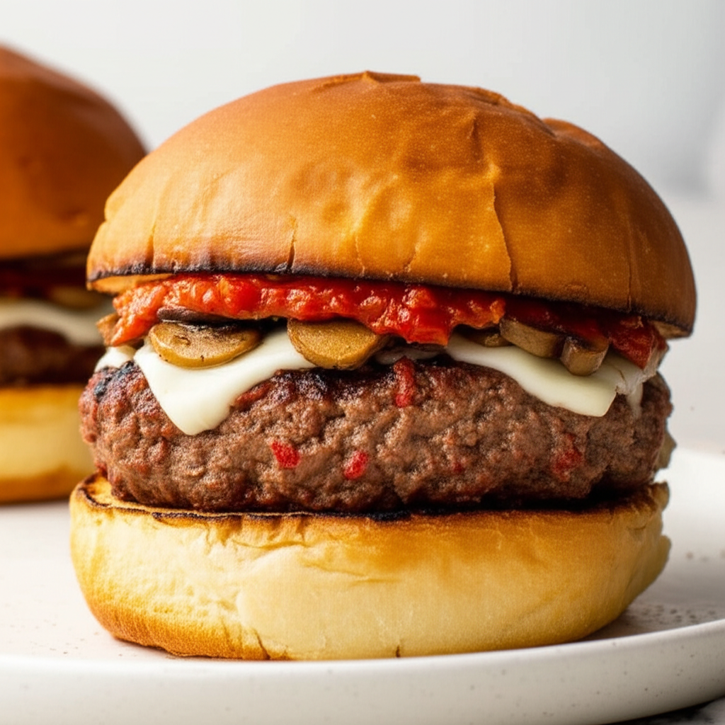 2Bleu S Pepperoni Pizza Burgers image
