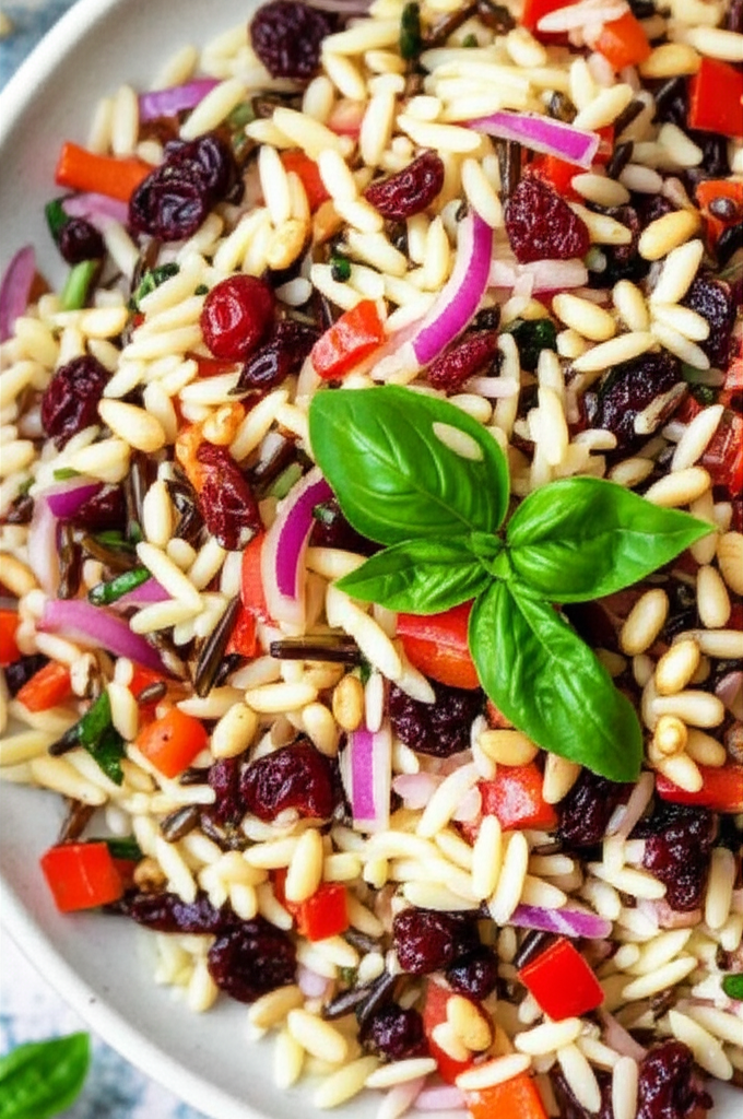 Bab S Orzo Rice Salad With Dijon Vinaigrette image