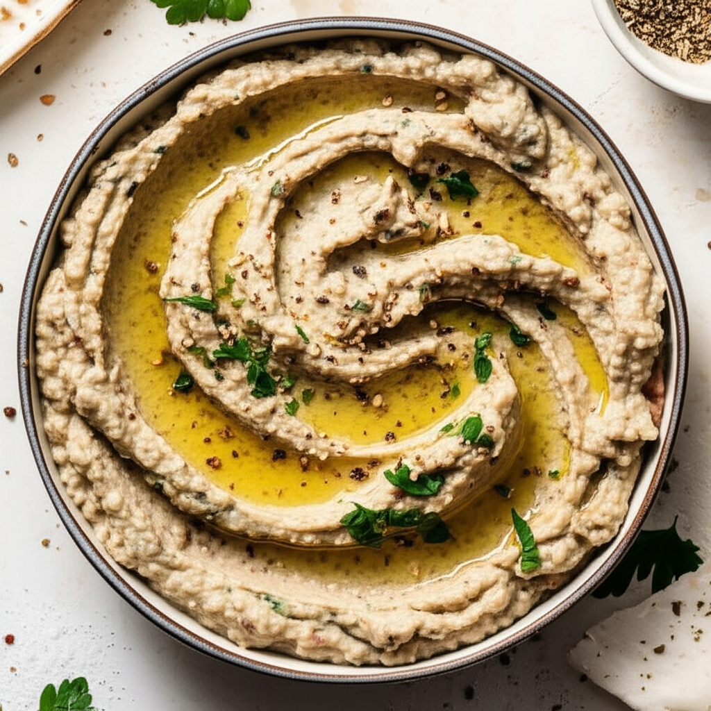Baba Gannoujh Middle Eastern Eggplant Spread image